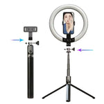 1.9m Ring Light Selfie Stick P100RGB - Electronics Accessories