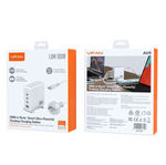 100W GaN desktop charging station with three USB-C ports and one USB-A port