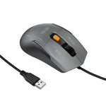 12800 DPI Wired RGB Gaming Mouse with 6 Buttons (GM52)