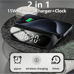 2-in-1 Magnetic Wireless Charger Stand | Fast Charging Dock for Phone & Earbuds | Foldable Station