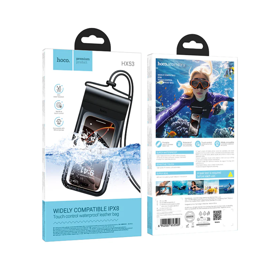 Triple Sealed Waterproof Phone Bag With IP68 Dry Pouch (HX53)