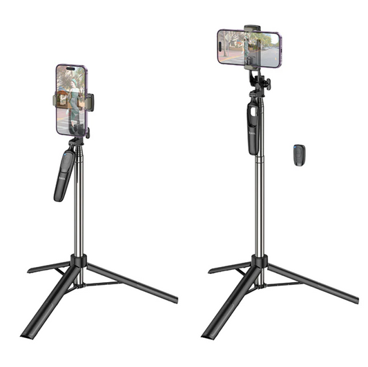 Hoco Premium Bluetooth Selfie Stick With 1.57m Tripod Stand (K19)
