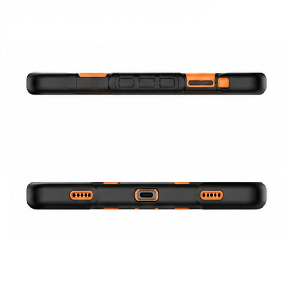 Samsung Galaxy Tab S10 Lite Rugged Shockproof Case with Kickstand (Orange)