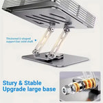 360° Rotating Laptop Stand | Adjustable Foldable Aluminum Alloy Desk Holder for & Tablet