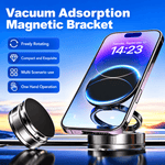 360-degree rotating magnetic phone holder with foldable design