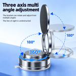 360-degree rotating magnetic phone holder with foldable design