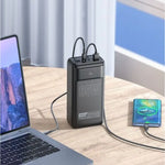 65W PD + QC Power Bank with LED % Display & Torch Light (50000mAh) β DB81A