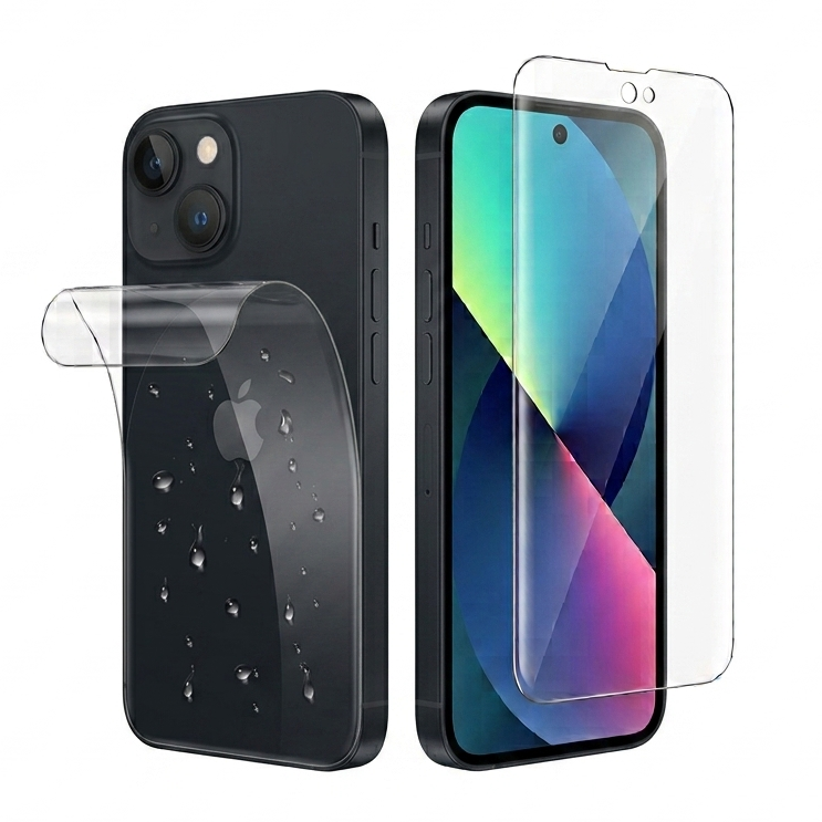 Hydrogel Screen Protector for iPhone 15 Plus (Screen & Back)