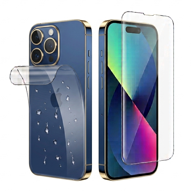 Hydrogel Screen Protector for iPhone 16 Pro Max (Screen & Back)