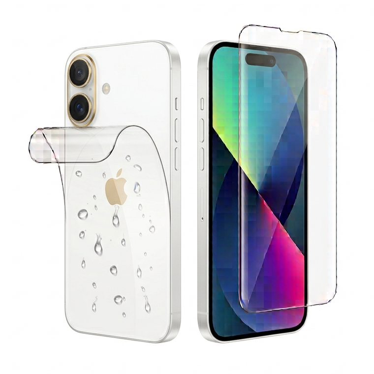 Hydrogel Screen Protector for iPhone 17 (Screen & Back)