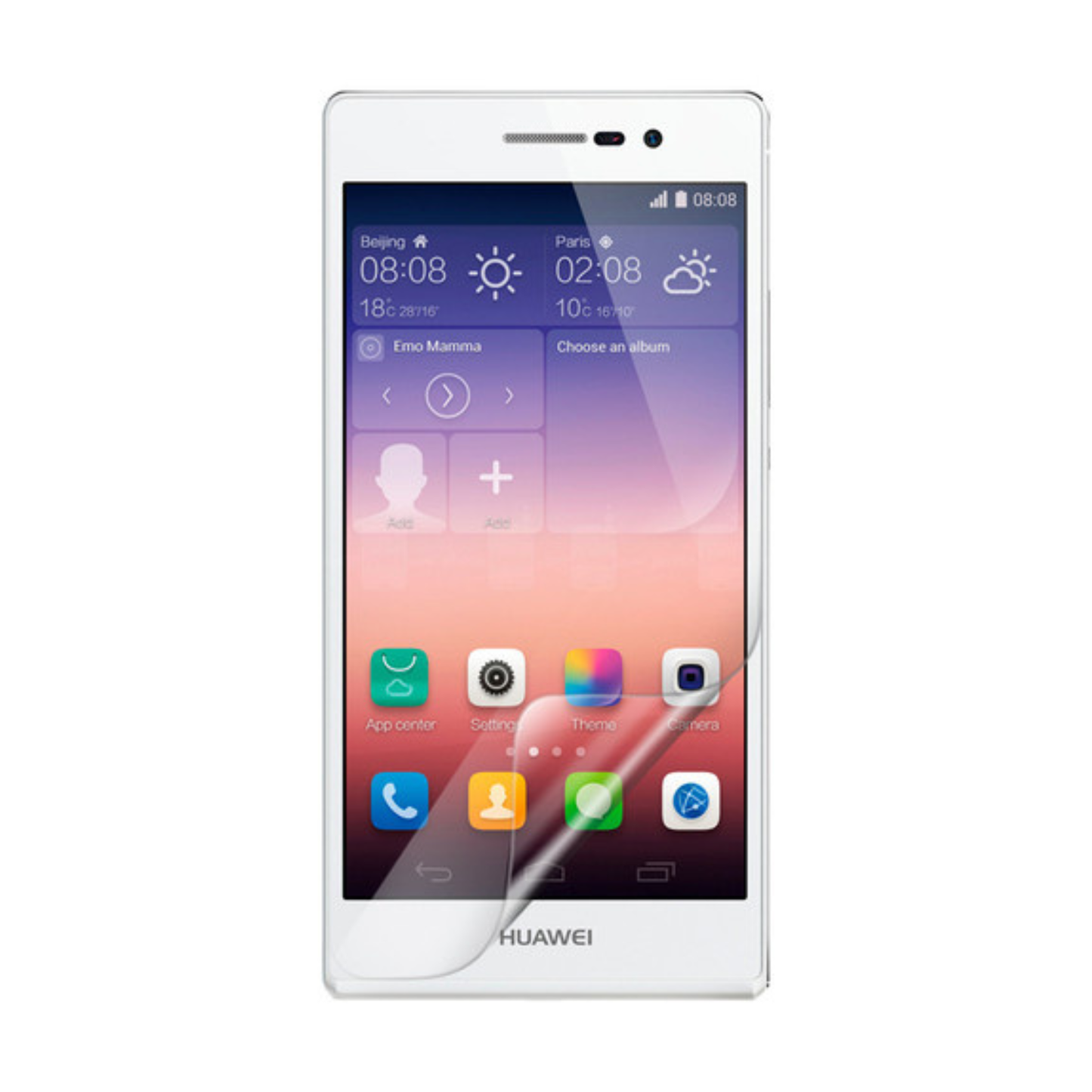Hydrogel Screen Protector for Huawei Ascend P7 (2014) (Pack of 2)