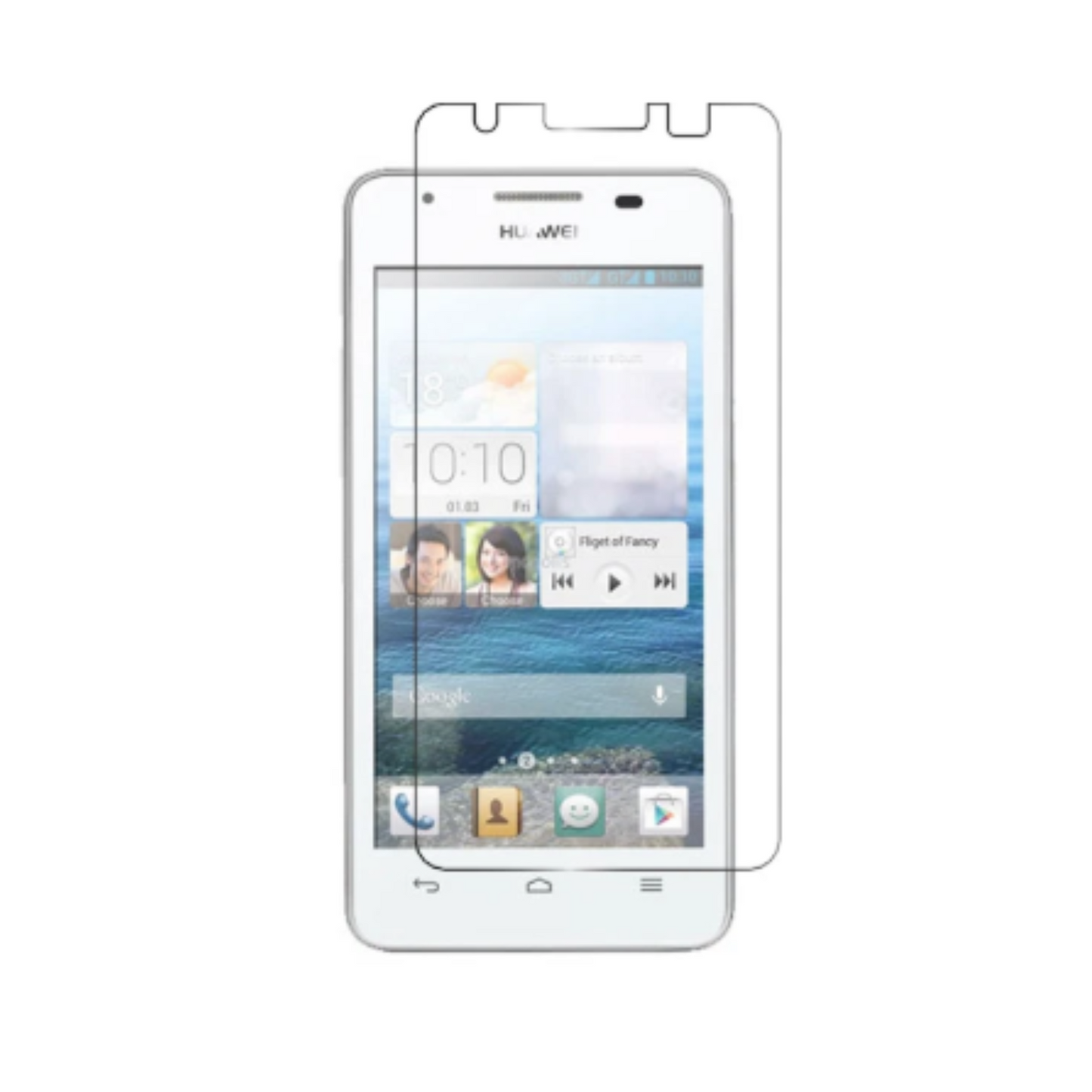 Hydrogel Screen Protector for Huawei Ascend G525 (2013) (Pack of 2)