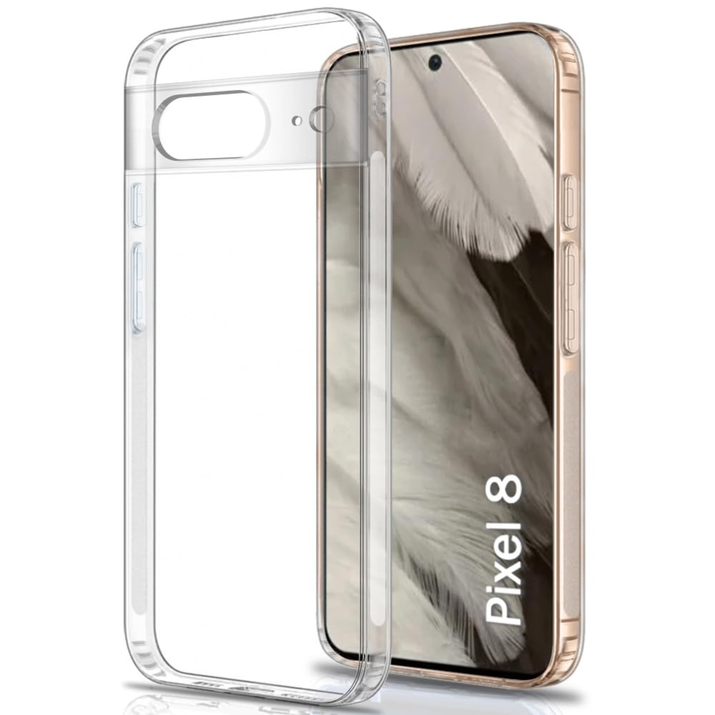 Silicone Case for Google Pixel 8 (clear)