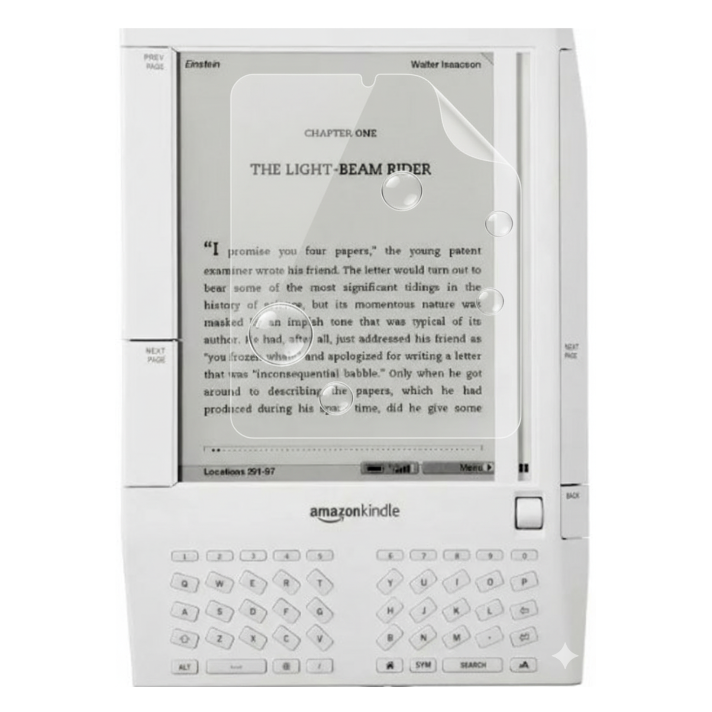 Hydrogel Screen Protector for Kindle (1st Generation)