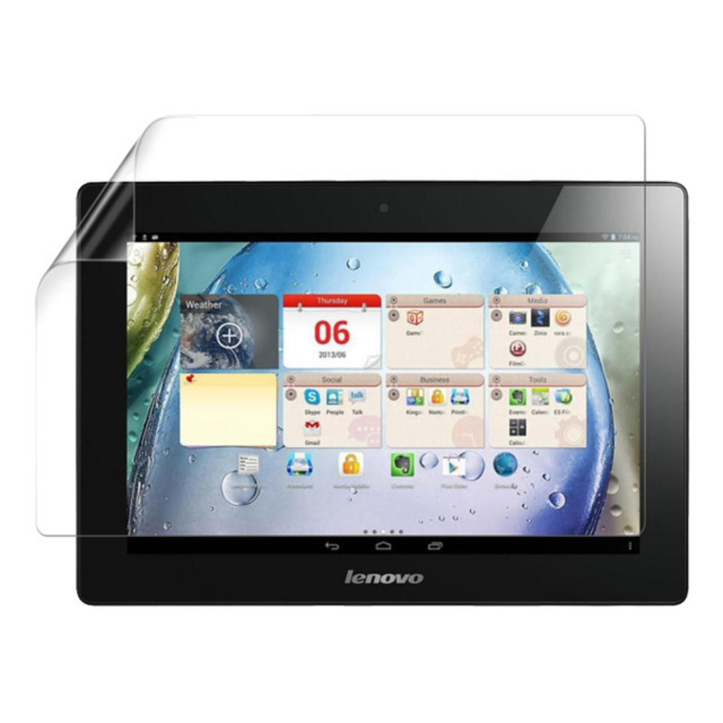 Hydrogel Screen Protector for Lenovo Idea Tab S6000H (Pack of 2)