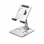 Adjustable Aluminum Tablet & Phone Stand | Foldable Desktop Holder for Smartphones iPad Tablets