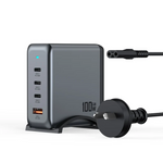 100W GaN desktop charging station with three USB-C ports and one USB-A port