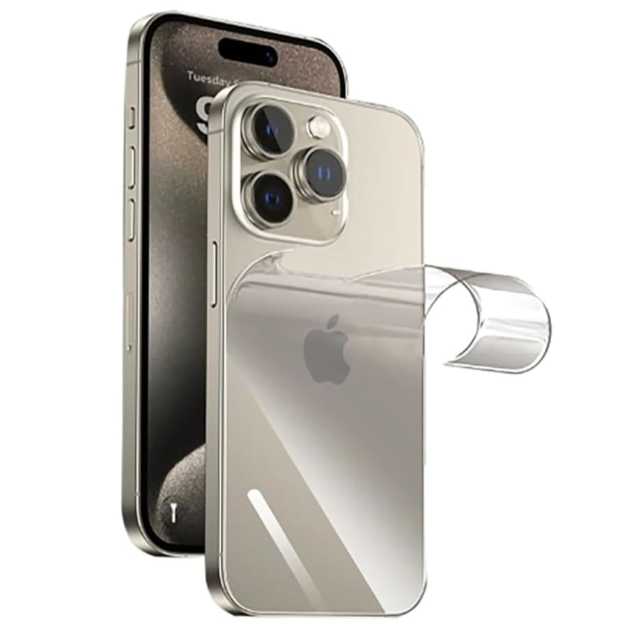 Back Hydrogel Screen Protector for iPhone 15 Pro Max