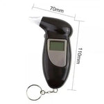 Breathalyzer - Breath Alcohol Tester With 5 Extra Breathalyser Mouth Pieces - Tools & Kits (multipurpose)