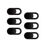 Camera Lens Cover - Black x 6 / Screen protector