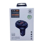 Car Charger & Bluetooth Kit - Mobigo - MOBI.GO GO-207FM - Electronics Accessories
