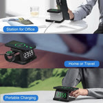 Digital Alarm Clock Wireless Charger β 3W/5W/7.5W/10W Multifunction