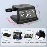 Digital Alarm Clock Wireless Charger β 3W/5W/7.5W/10W Multifunction