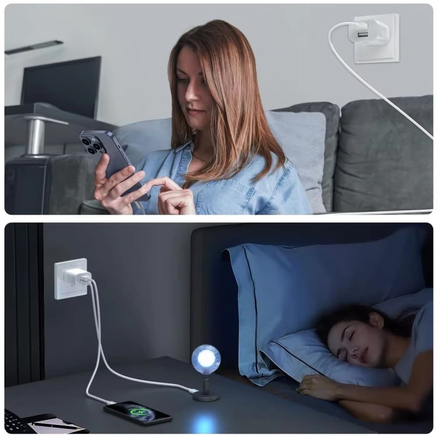 Dual USB Power Adapter Wall Plug (NZ / AUS) (White)