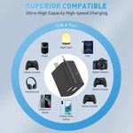 Dual USB Power Adapter Wall Plug (NZ / AUS) (Black) - Electronics Accessories