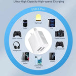 Dual USB Power Adapter Wall Plug (NZ / AUS) (White) - White - Phone/Tablet Accessories