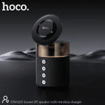 DWQ05 4-in-1 magnetic wireless charging station with Bluetooth speaker and ambient light
