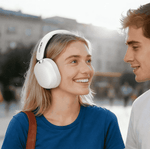 H12 wireless headphones featuring up to -48dB hybrid active noise cancellation