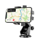 Hoco CA83 Car Phone Holder 4.5β7 Inch | Strong Clamp Dashboard & Windshield Mount