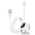 HOCO DU45 white USB-A to Lightning fast charging data cable
