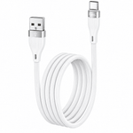 HOCO DU45 white USB-A to USB-C fast charging data cable
