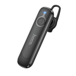 HOCO E63 black Bluetooth single-ear business headset with ear hook