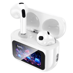HOCO EW81 wireless earbuds with LCD touch screen charging case