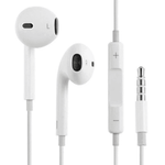 HOCO M1 white stereo wired earphones with 3.5mm audio jack and microphone