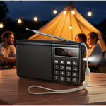 Hoco Mult Function Portable Radio with AM + FM Dual Mode