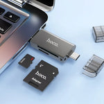 Hoco USB 3.0 Memory Card Reader USB-A USB-C Dual Plug (HB39)