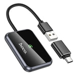 Hoco Wireless CarPlay Adapter USB-A USB-C Converter (HU1) - Screen protector