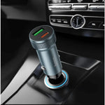 Hoco Z49B Dual-Port Car Charger 38W | USB-C PD & USB-A QC Fast Charging