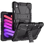 iPad Mini 6 / 7 Rugged Case β Shockproof Cover Stand & Pencil Holder