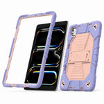iPad Pro 11-Inch (M5) 2025 Rugged Shockproof Case with Kickstand (Pink) - Phone/Tablet Accessories