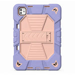 iPad Pro 11-Inch (M5) 2025 Rugged Shockproof Case with Kickstand (Pink) - Phone/Tablet Accessories