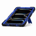 iPad Pro 13-Inch (M4) 2024 Rugged Shockproof Case with Kickstand (Blue) - Phone/Tablet Accessories