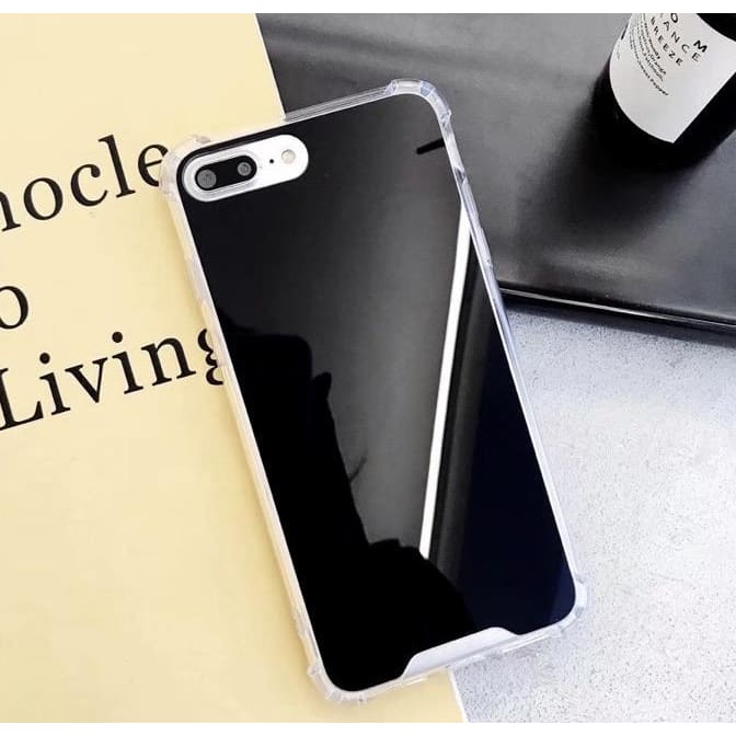 Silicone Case for iPhone 11 (Black Mirror)