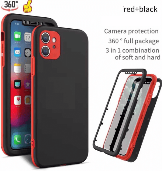 iPhone 12 360 Degree 3 Piece Protective Case