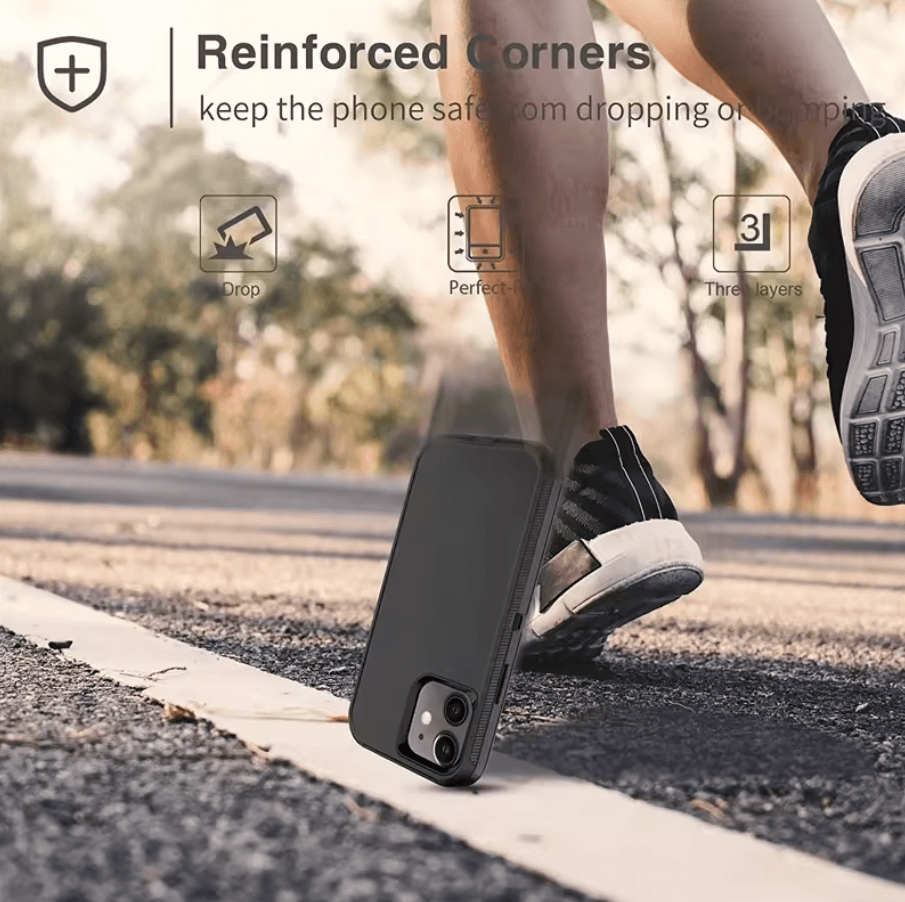 iPhone 12 shockproof case with heavy duty rugged design