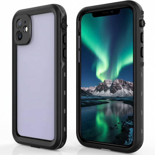 iPhone 12 waterproof case back view